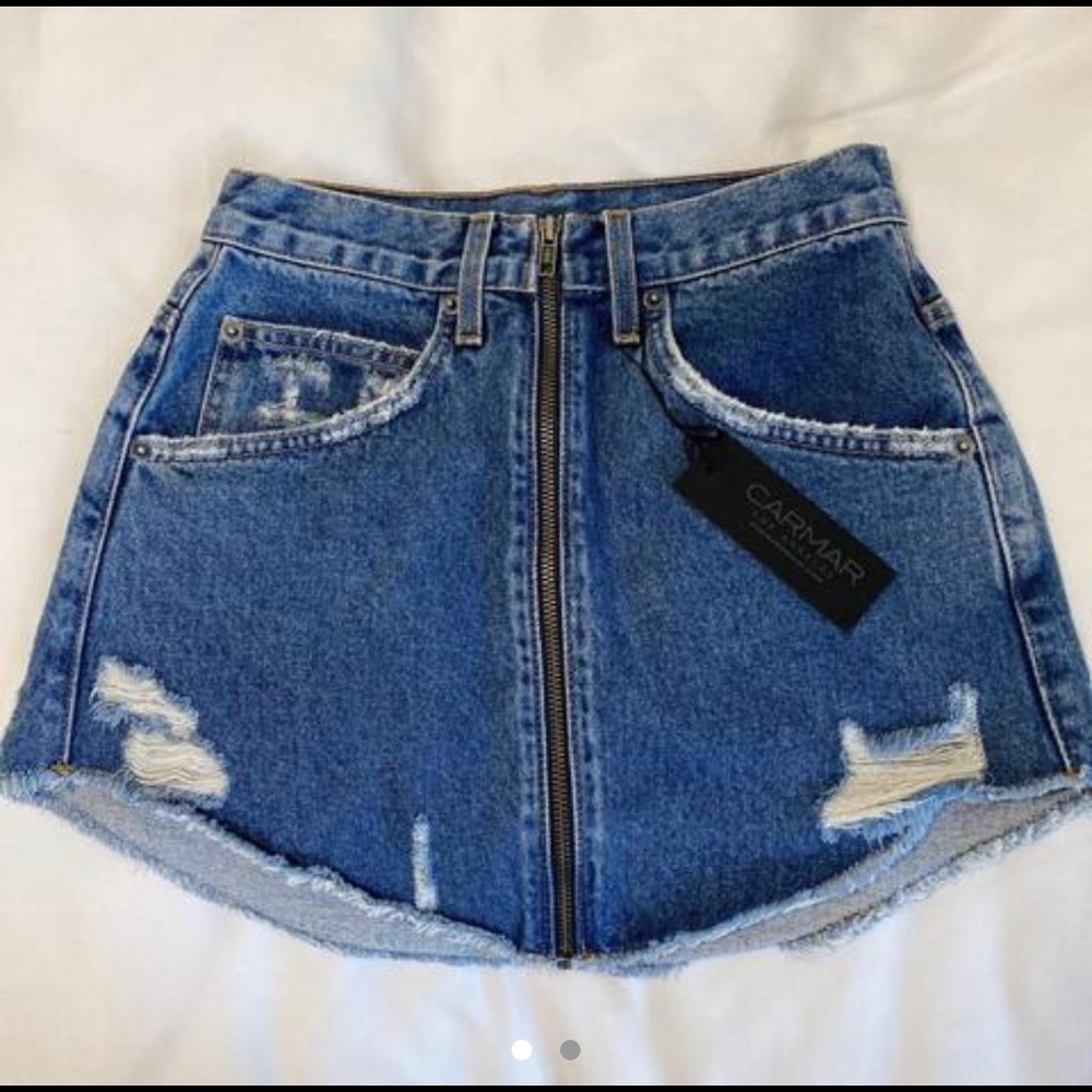 BRAND NEW CARMAR DENIM SKIRT